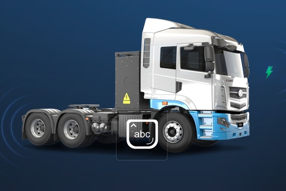 الصين جيلي، النسخة القياسية، CATL-282Kwh تبادل الطاقة، H7-6x4 الجرار الكهربائي النقي للنقل المينائي والتعدين