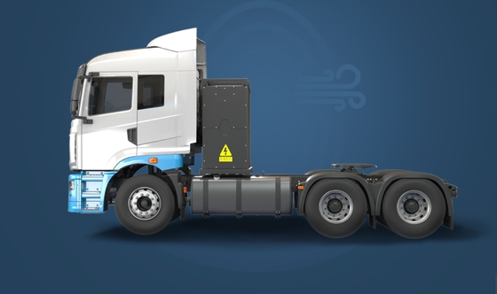 الصين جيلي، النسخة القياسية، CATL-282Kwh تبادل الطاقة، H7-6x4 الجرار الكهربائي النقي للنقل المينائي والتعدين