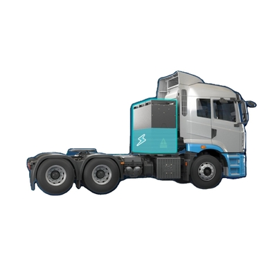 صُنع في الصين، الإصدار القياسي، CATL-350Kwh تبادل الطاقة، 6x4 جرار كهربائي نقي لنقل المرفأ ومصنع الصلب