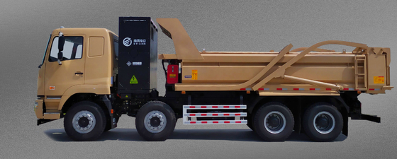 Geely Remote M5 شاحنة حشوة كهربائية نقية 8x4 إصدار شحن 423 كيلوواط